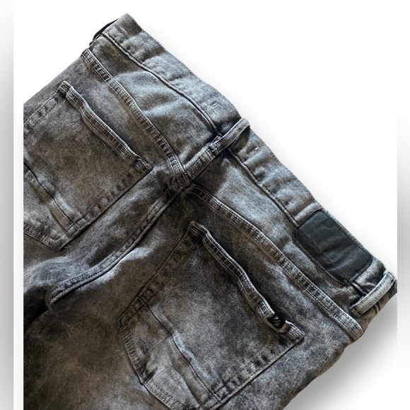 PacSun Stacked Skinny Fit Ripped Light Indigo Black Jeans  Size W32/…Normcore - Picture 9 of 14